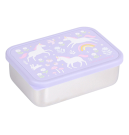 A Little Lovely Company RVS Lunchbox Unicorn Dreams