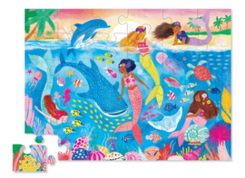 Crocodile Creek Vloerpuzzel Mermaid Dreams - 36 stukjes