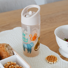 Petit Monkey Drinkfles Upside Down Animals