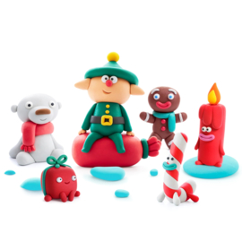 Hey Clay Boetseerklei Polar Fun - 6 figuren