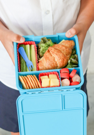 MontiiCo Bento Three Lunchbox Coastal/Superhero