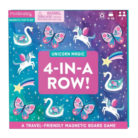 Mudpuppy Magnetic Board Game - Unicorn Magic 4-in-a-row!