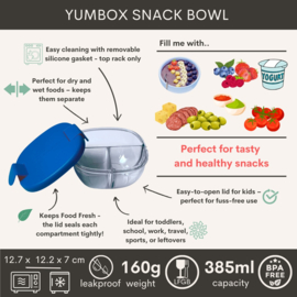 Yumbox Snack Bowl 3 vakken Navy Blue