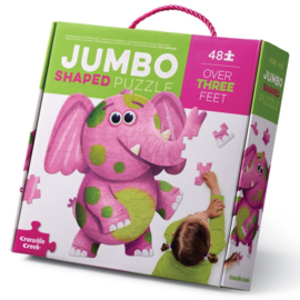 Crocodile Creek Jumbo Puzzel Olifant - 48 stukjes