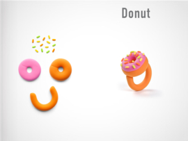 Hey Clay Boetseerklei Bijou Sweet Rings