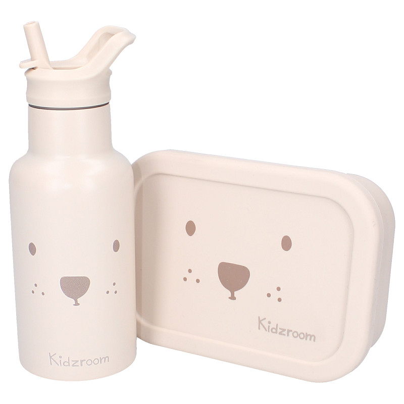 Kidzroom Drinkfles Beary Excited RVS
