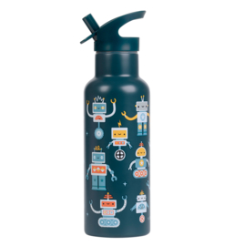 A Little Lovely Company Drinkfles Robots RVS XL