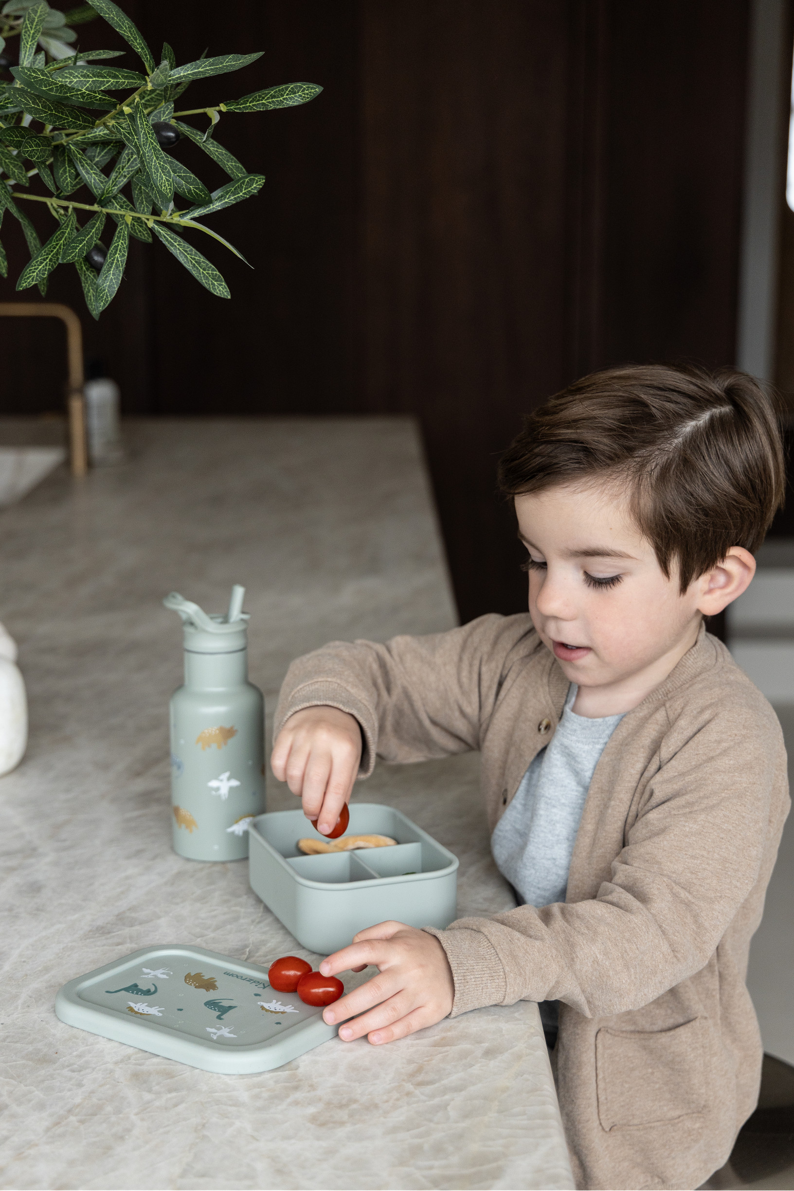 Kidzroom Drinkfles Small Talk Green RVS