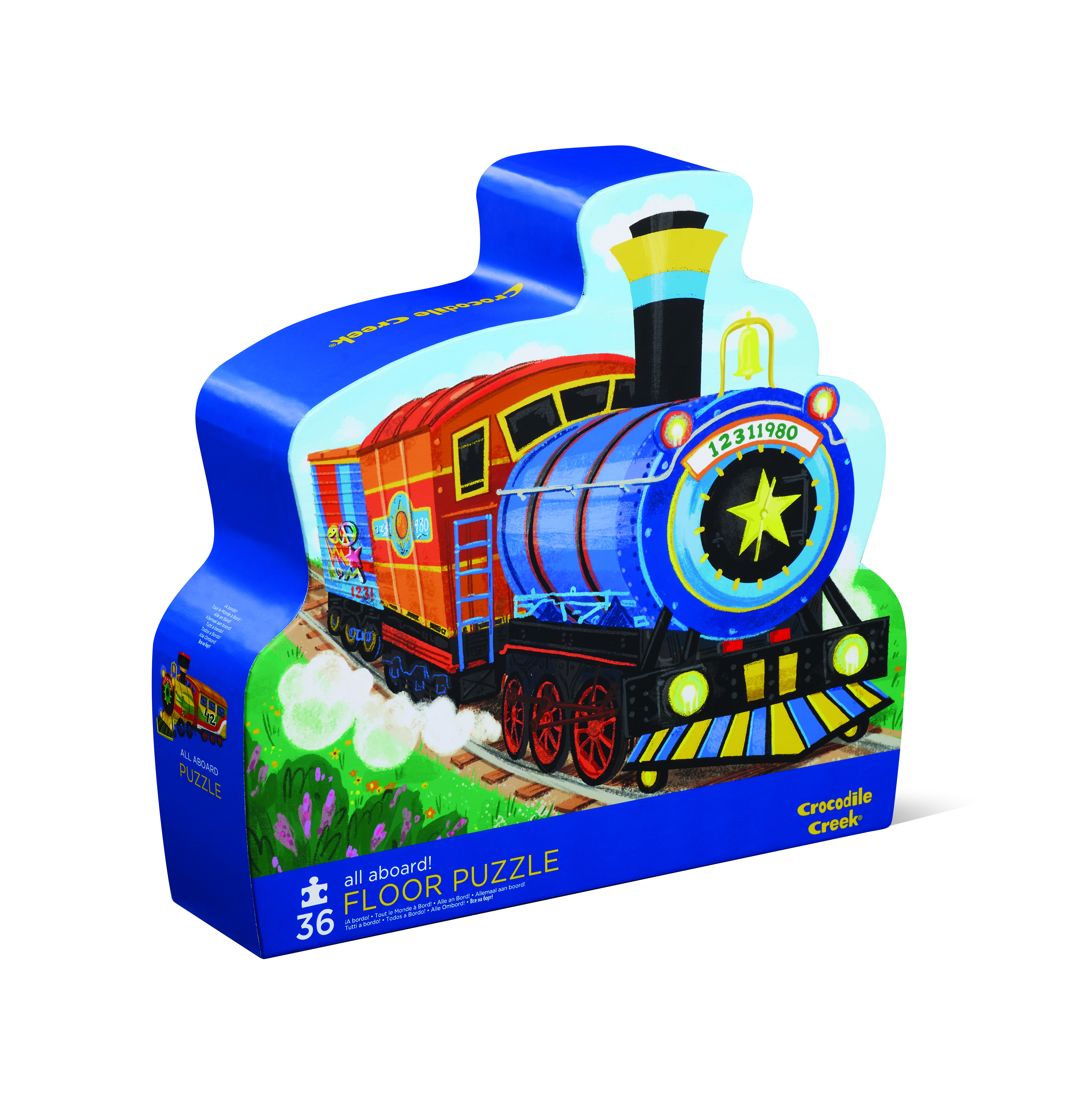 Crocodile Creek Vloerpuzzel All Aboard! - 36 stukjes