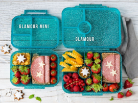 Lekkabox® Glamour Mini Lunchbox 3 vakken - Aqua