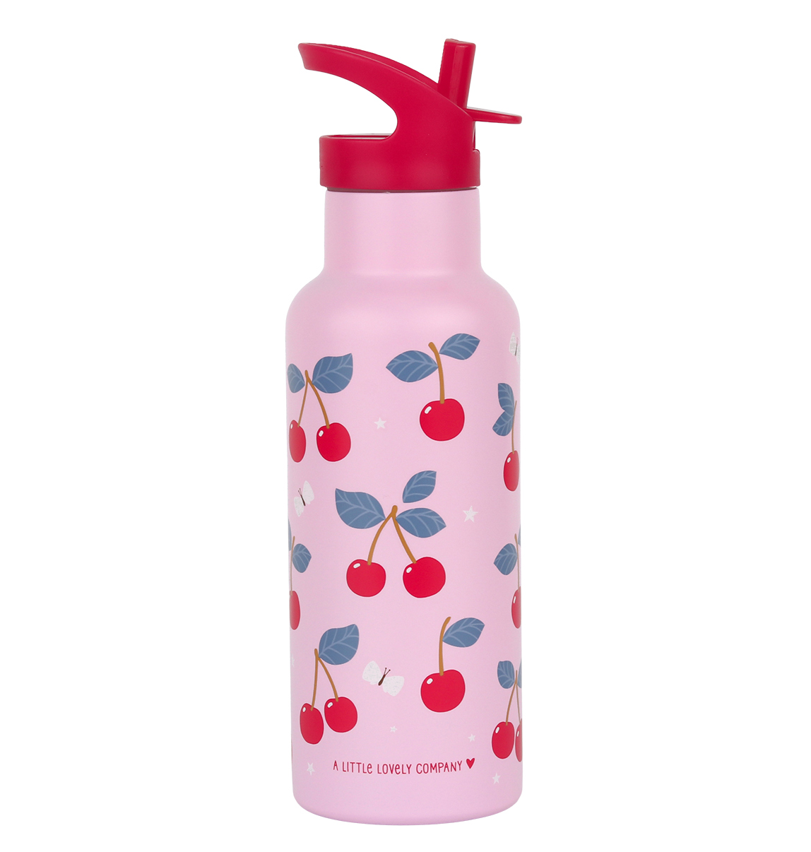 A Little Lovely Company Drinkfles Kersen RVS XL