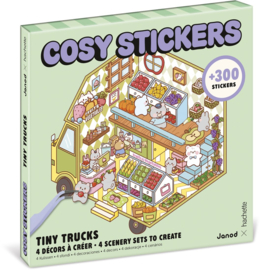 Janod Cosy Stickers - Tiny Trucks