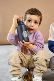 Lässig Drinkfles RVS Little Gang Smile Navy