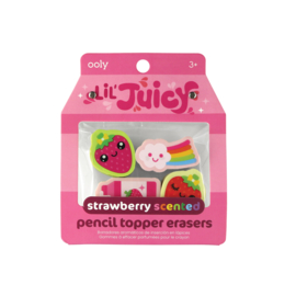 Ooly Geurende Potloodtopper Gummen Aardbei