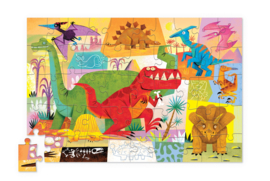 Crocodile Creek Puzzel Dino World - 50 stukjes