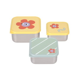 Lässig Snackboxen RVS Happy Trails Flower