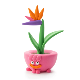 Hey Clay Boetseerklei Plant Folks - 3 figuren
