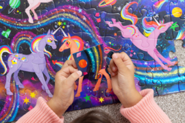 Crocodile Creek Holografische Puzzel Unicorn Galaxy - 100 stukjes