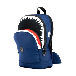 Pick & Pack Rugzak Shark Shape Navy M