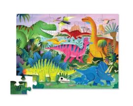 Crocodile Creek Vloerpuzzel Dino Land - 36 stukjes