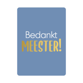 KP® Cadeaukaartje Bedankt Meester!