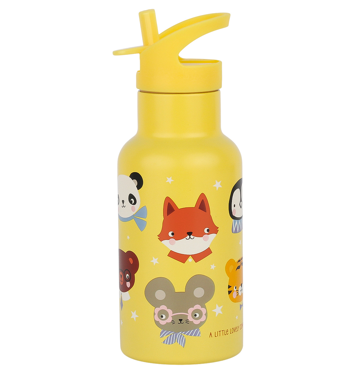 A Little Lovely Company Drinkfles Dierenvriendjes RVS