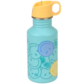 Lässig Drinkfles RVS SmileyWorld® Turquoise
