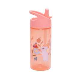 Petit Monkey Drinkfles Bunny Melba Pink