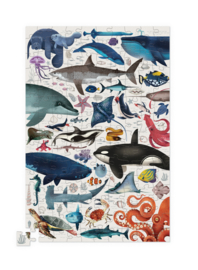 Crocodile Creek Puzzel Ocean Animals - 150 stukjes