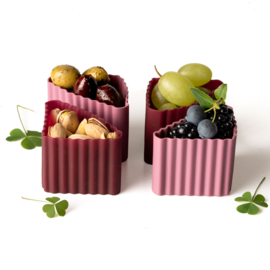 Lekkabox® Bento Triangle Cups Plum