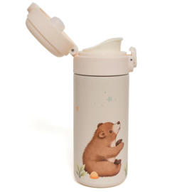 Petit Monkey RVS Drinkfles Bear and Stars