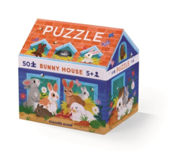 Crocodile Creek Puzzel Bunny House - 50 stukjes