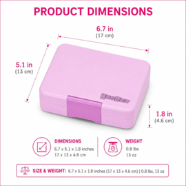 Yumbox Snack 3 vakken Ami Purple - Swan