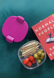 Yumbox Snack Bowl 3 vakken Raspberry Pink