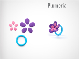 Hey Clay Boetseerklei Bijou Flower Rings