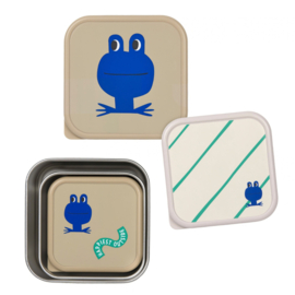 Lässig Snackboxen RVS Happy Trails Frog