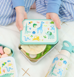 A Little Lovely Company RVS Lunchbox Jungle