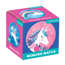 Mudpuppy Mini Memory Game - Unicorn Magic