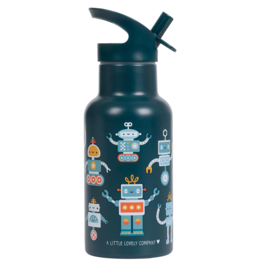 A Little Lovely Company Drinkfles Robots RVS