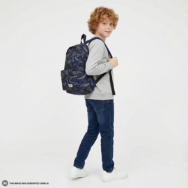 Studio V Rugzak Fossil Files Blue