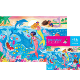 Crocodile Creek Vloerpuzzel Mermaid Dreams - 48 stukjes