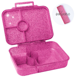 Lekkabox® Glamour Lunchbox 4 vakken - Pink