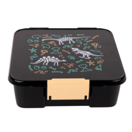 MontiiCo Bento Three Lunchbox Dinosaur Land