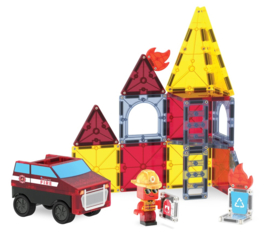 MAGNA-TILES® Fire Station Set 27 stuks