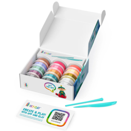 Hey Clay Boetseerklei Polar Fun - 6 figuren