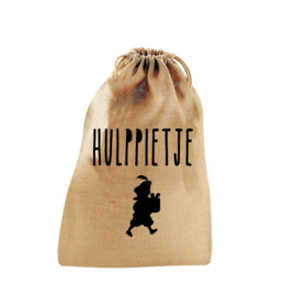 Pepernotenzakje 'Hulppietje' - Jute