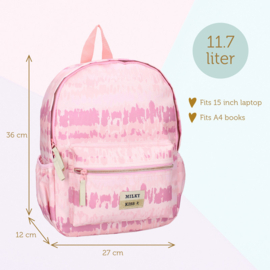 Milky Kiss Rugzak Love And Laughter Pink & Peach
