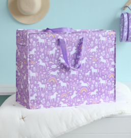 A Little Lovely Company XL Opbergtas Unicorn Dreams