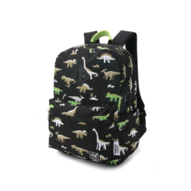 YLX Freek Vonk Rugzak Oriole Dinos Black