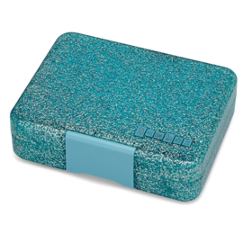 Yumbox Snack 3 vakken Twinkle Aqua Glitter - Aqua Clear
